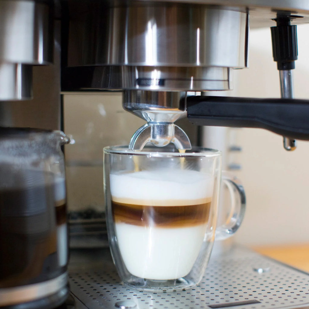 Stainless Steel Combination Espresso Machine & 10 Cup Drip Coffee Maker E4853