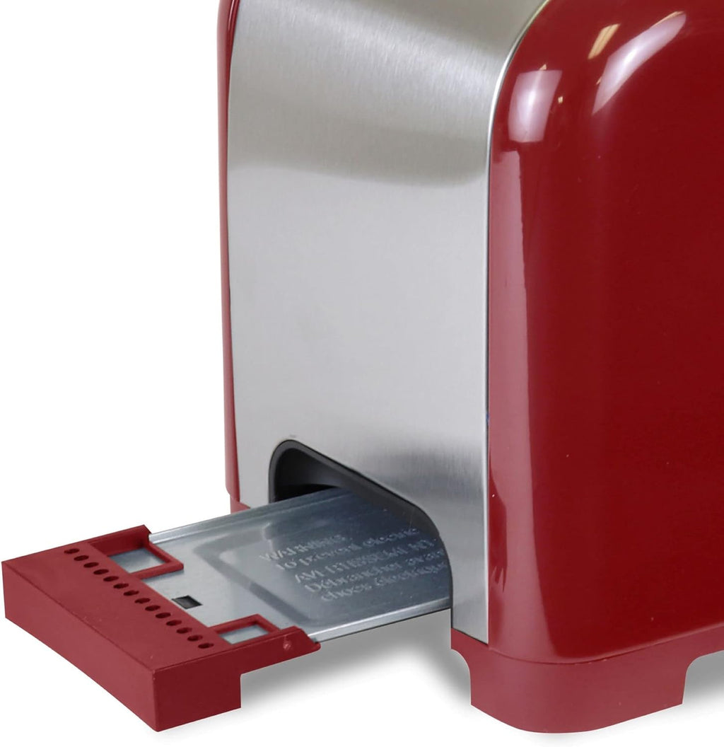 2 Slice Stainless Steel Toaster with Extra Wide Slots E193