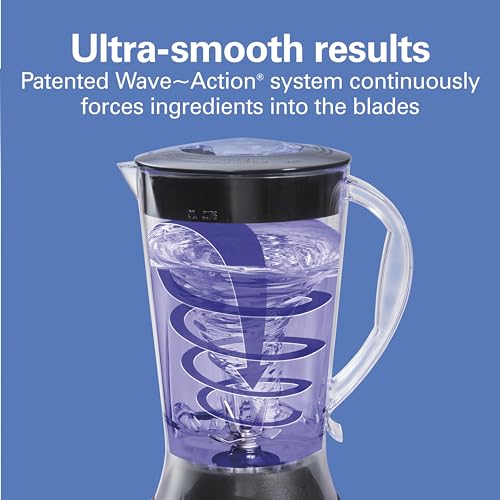 Black 56 Ounce 650W 10 Speed Countertop Blender R874