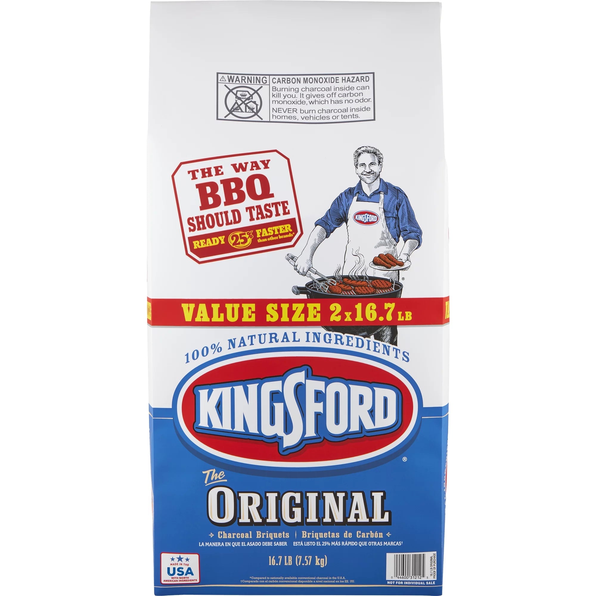Two 16.7 lb Bags Charcoal Briquettes M392