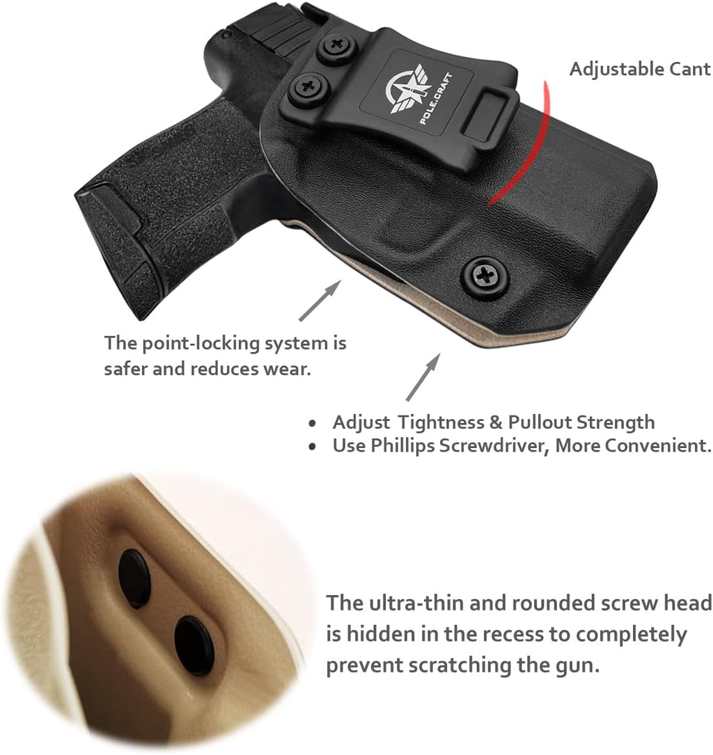 IWB Kydex Leather Holster for Sig P365 D779