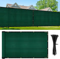 Green 6' x 50' Heavy Duty Privacy Fence Screen with Brass Grommets N30783