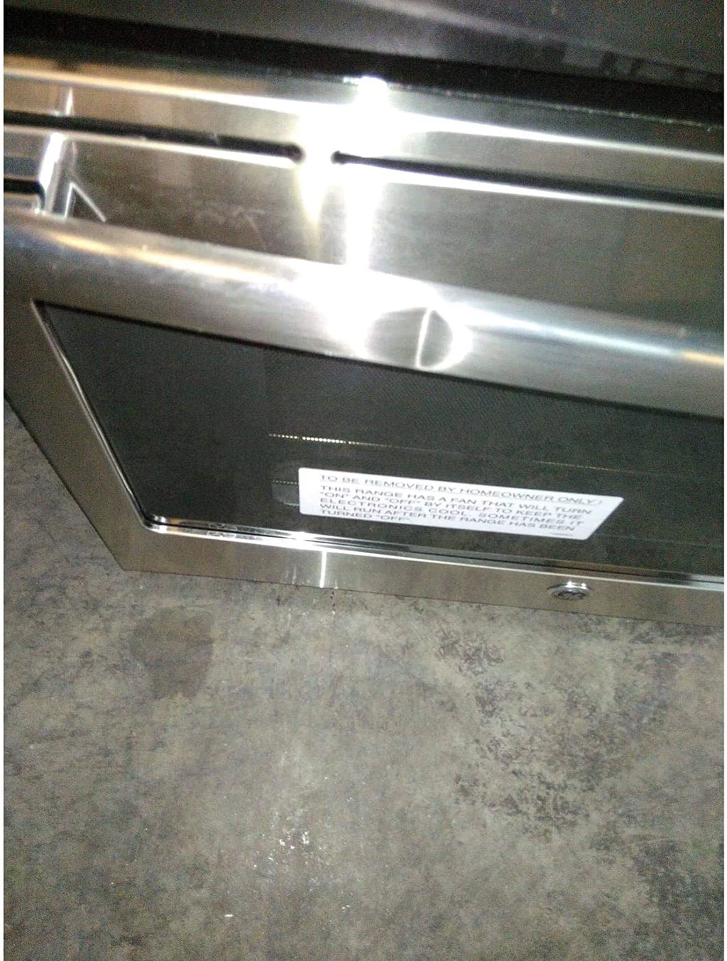 4.4 Cu.Ft. Stainless 4 Burner Electric Range Q88054