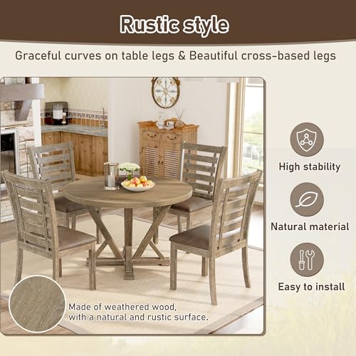 Light Brown Square Dining Table Q549126