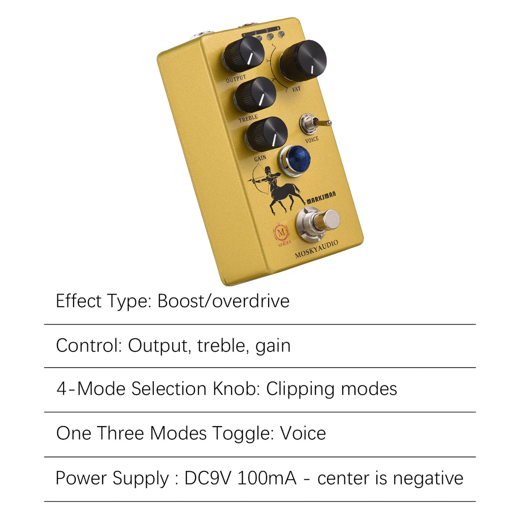 Overdrive/Preamp/Booster Pedal for Electric Guitar E72317
