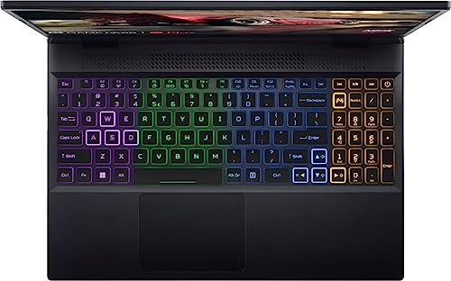 15.6" QHD IPS 165Hz Gaming Laptop with AMD Ryzen 7 6800H 64GB RAM 1TB SSD GeForce RTX3070Ti 8GB Graphic Black H696