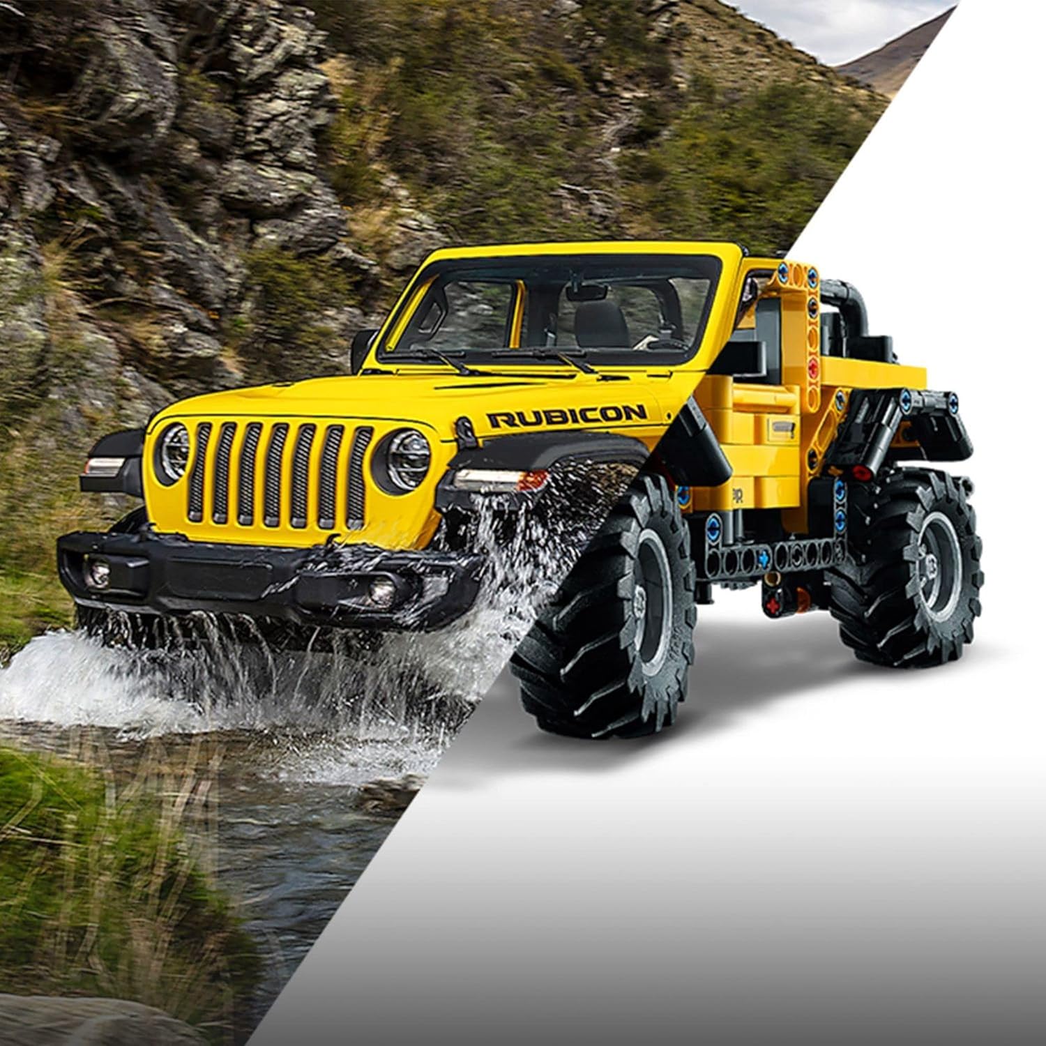 LEGO Technic Jeep Wrangler 4x4 Toy Car 42122 Model Building Kit O11447