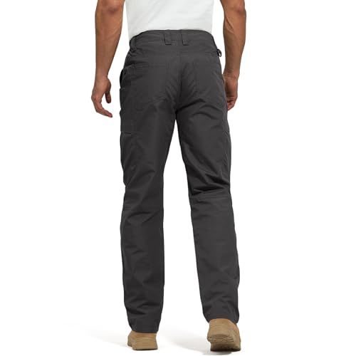 Men's Cargo Pants Water Resistant Ripstop Tactical Pants Lightweight Outdoor Hiking Pants B192896