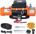 9500 lb. Electric Winch Synthetic Rope Kit 12V Waterproof IP67 with Wireless Remote G986