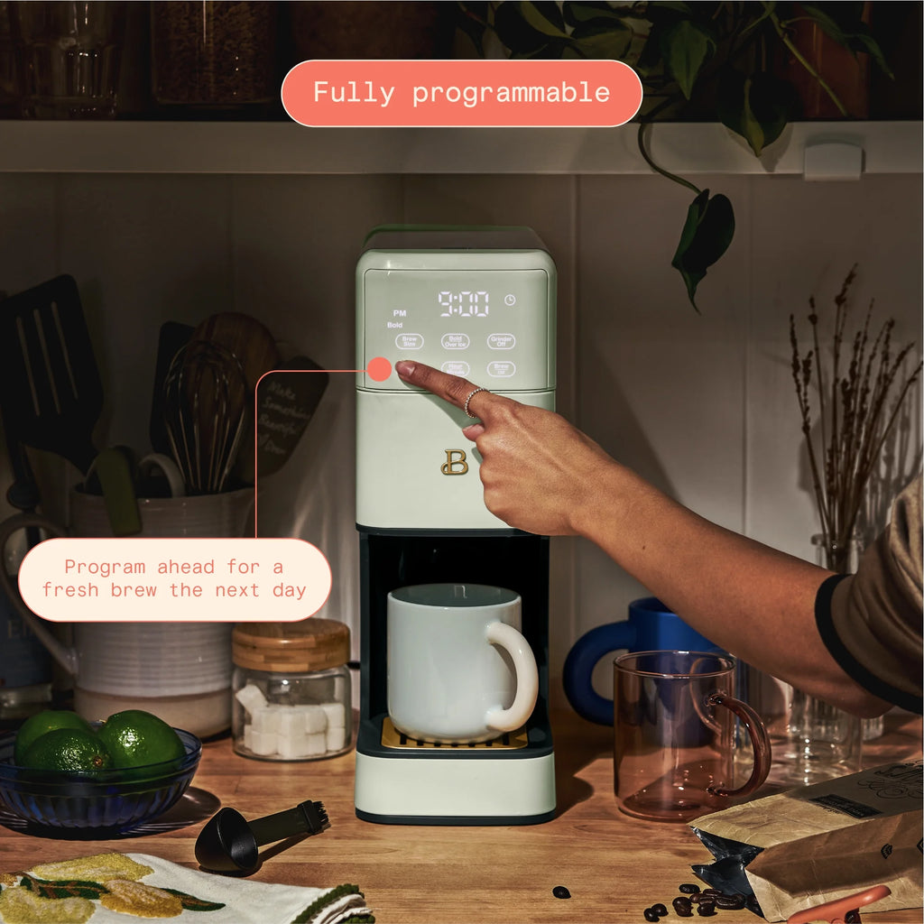 Sage Green Programmable Single Serve Coffee Maker B247