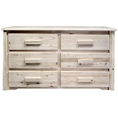 6 Drawer Unfinished Dresser T51534