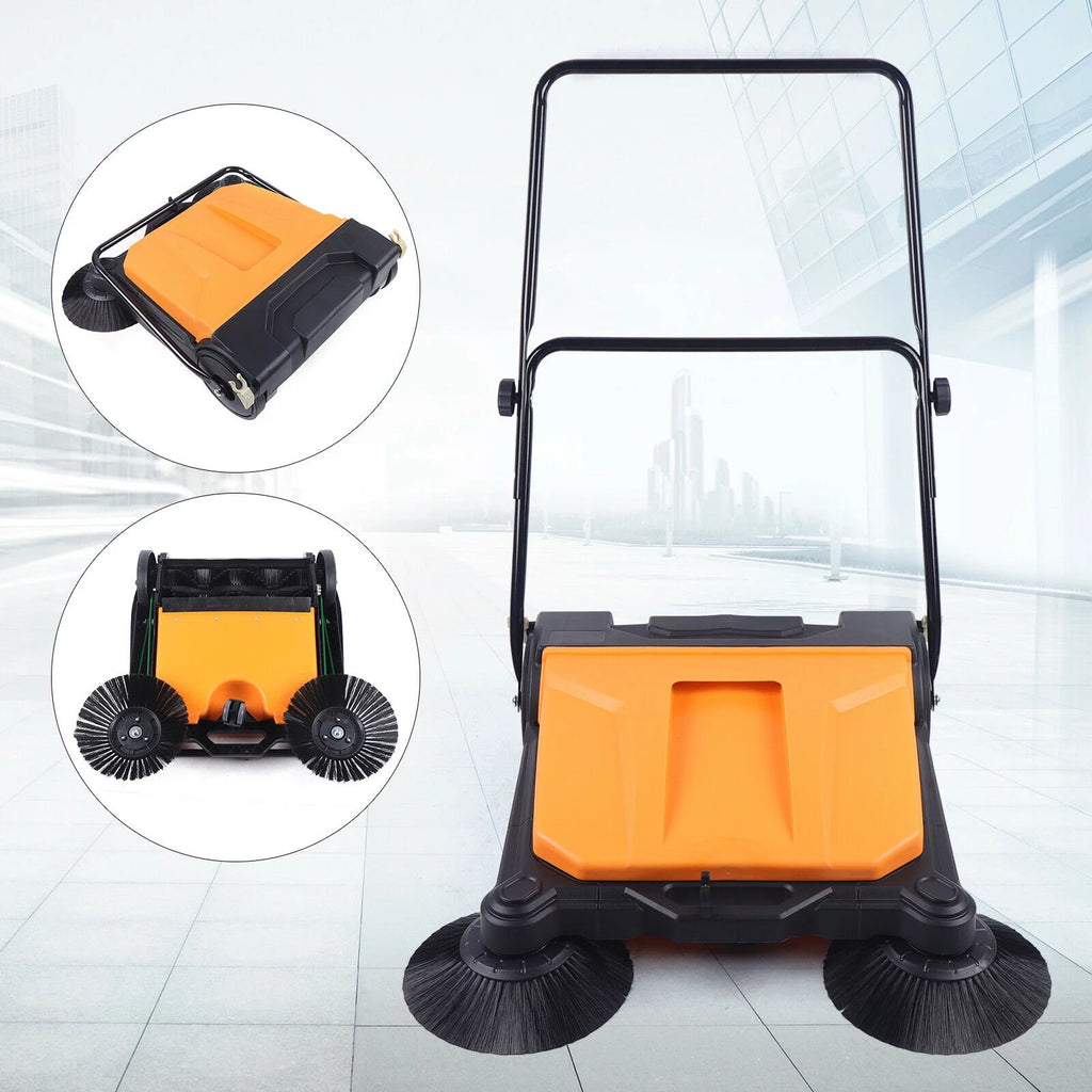 26 Inch Industrial Manual Push Floor Sweeper T4701