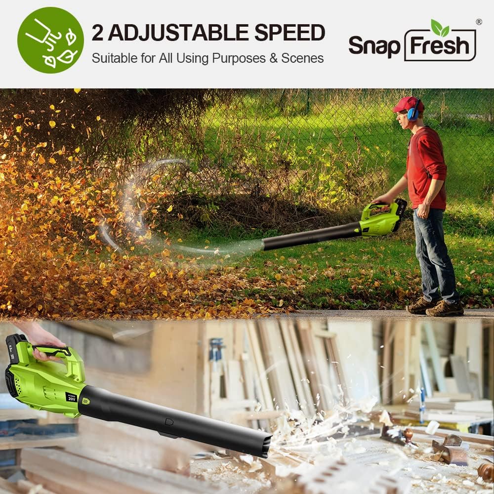 20V MAX Cordless Leaf Blower with 4.0Ah Battery & Charger R40930