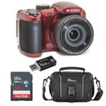 16MP Digital Camera 25X Optical Zoom 24mm Wide Angle Lens Optical Image Stabilization 1080P Full HD Video 3" LCD Camera with Bag & 32GB SD Card M679