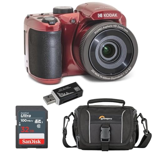 16MP Digital Camera 25X Optical Zoom 24mm Wide Angle Lens Optical Image Stabilization 1080P Full HD Video 3" LCD Camera with Bag & 32GB SD Card M679