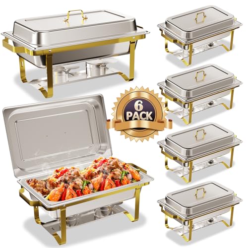 4 Pack 8QT 304 Stainless Steel Chafing Dish Set I21086