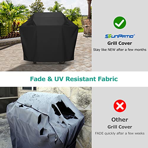Black Heavy Duty Waterproof Grill Cover Q3367