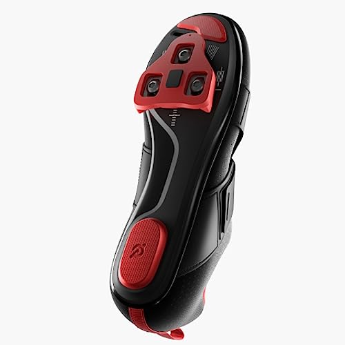 Cycling Shoes with Single Hook and Loop Strap and Delta-Compatible Cleats B524621