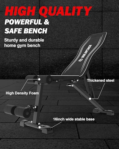 Adjustable Weight Bench 700LBS Weight Capacity W1214