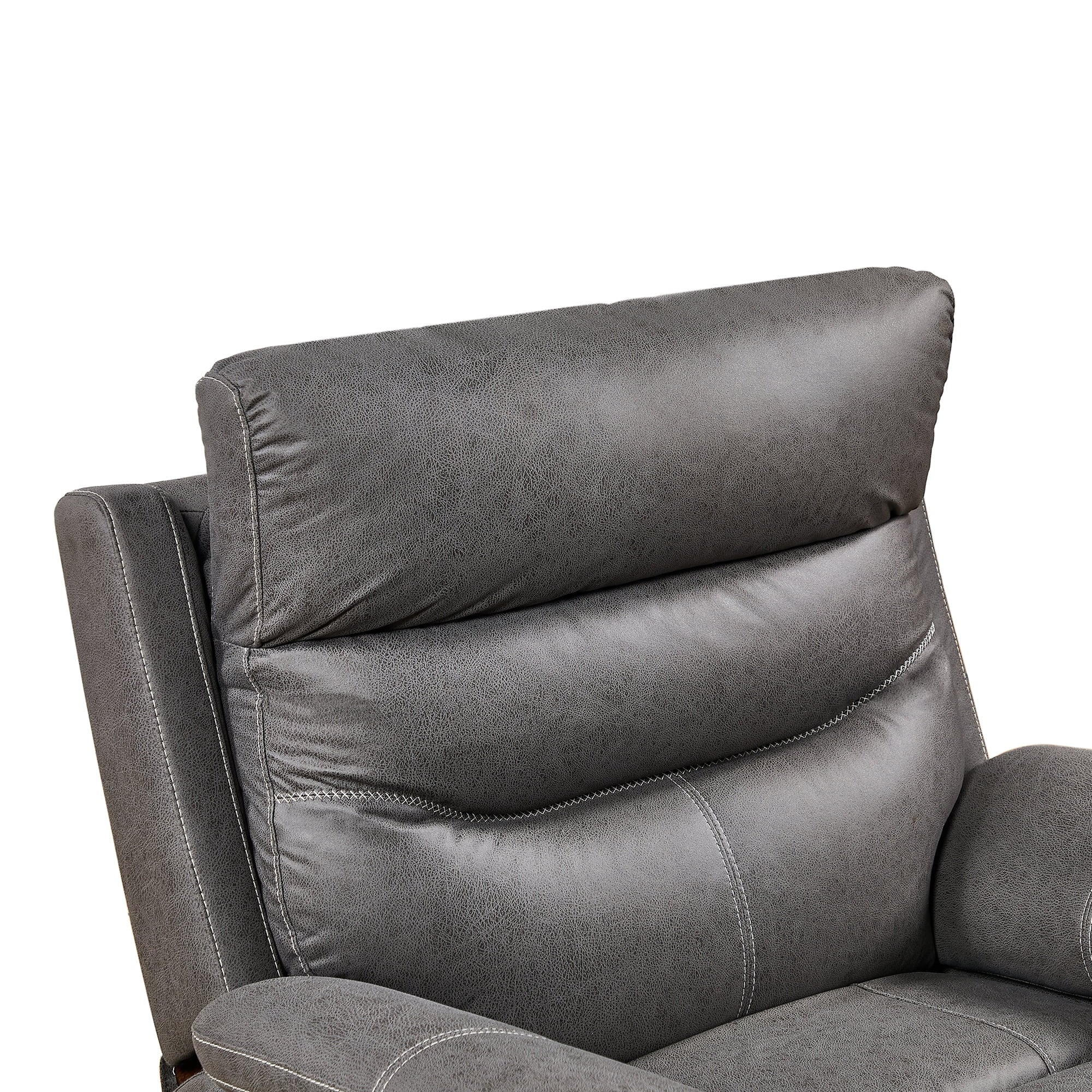 Gray Power Recliner Chair R8415