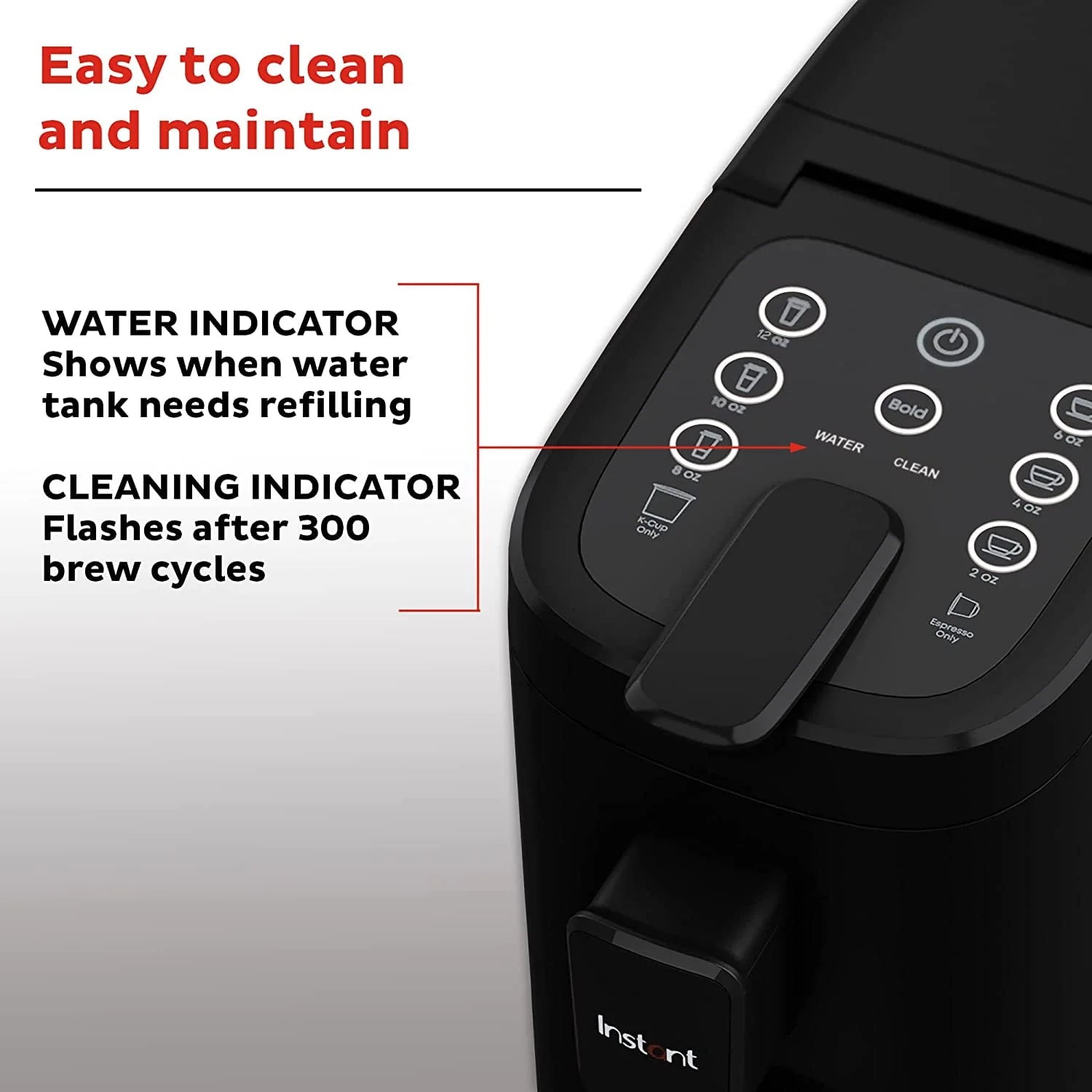 Dual Pod 2-in-1 Coffee Maker and Espresso Maker with Reusable Ground Coffee Pod W8383