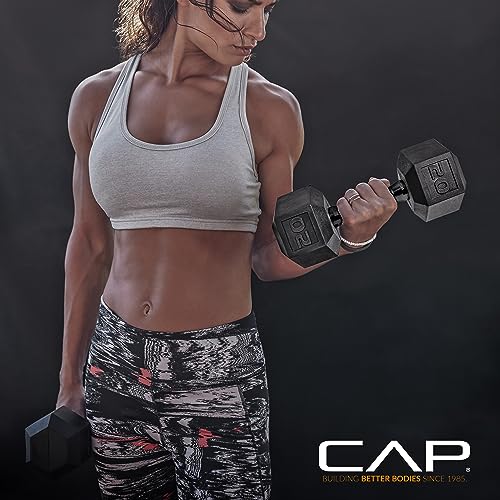 CAP Barbell Dumbbell Set with Rack Y64757