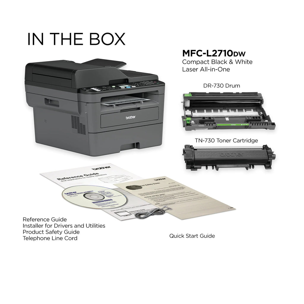 Monochrome Laser All-in-One Printer with Duplex Printing and Wireless Connectivity X62201