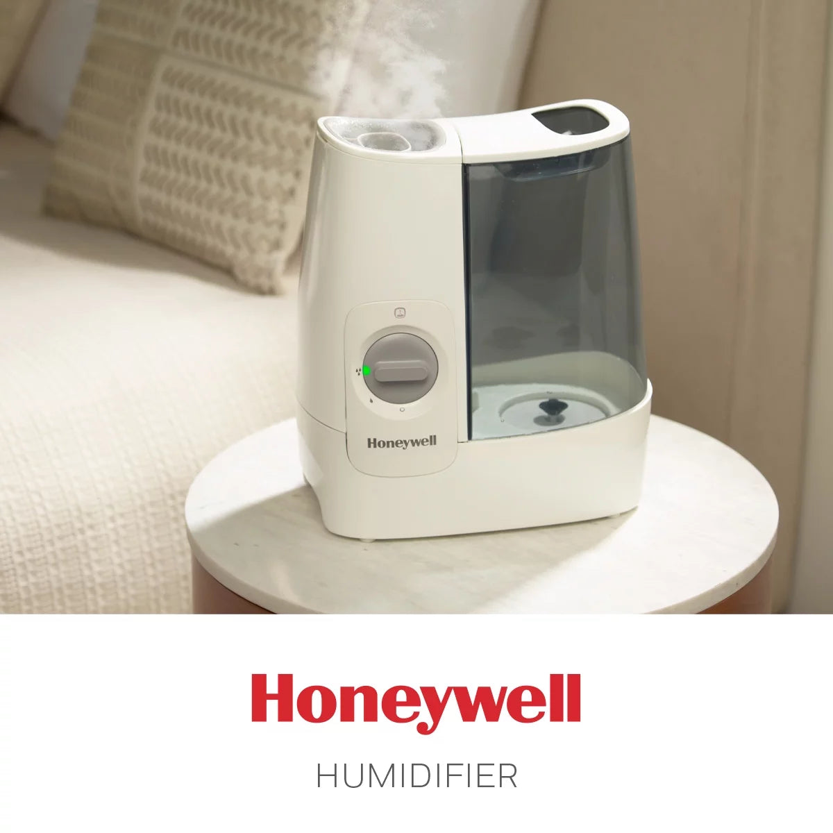 White 1 Gallon Warm Mist Humidifier C832934