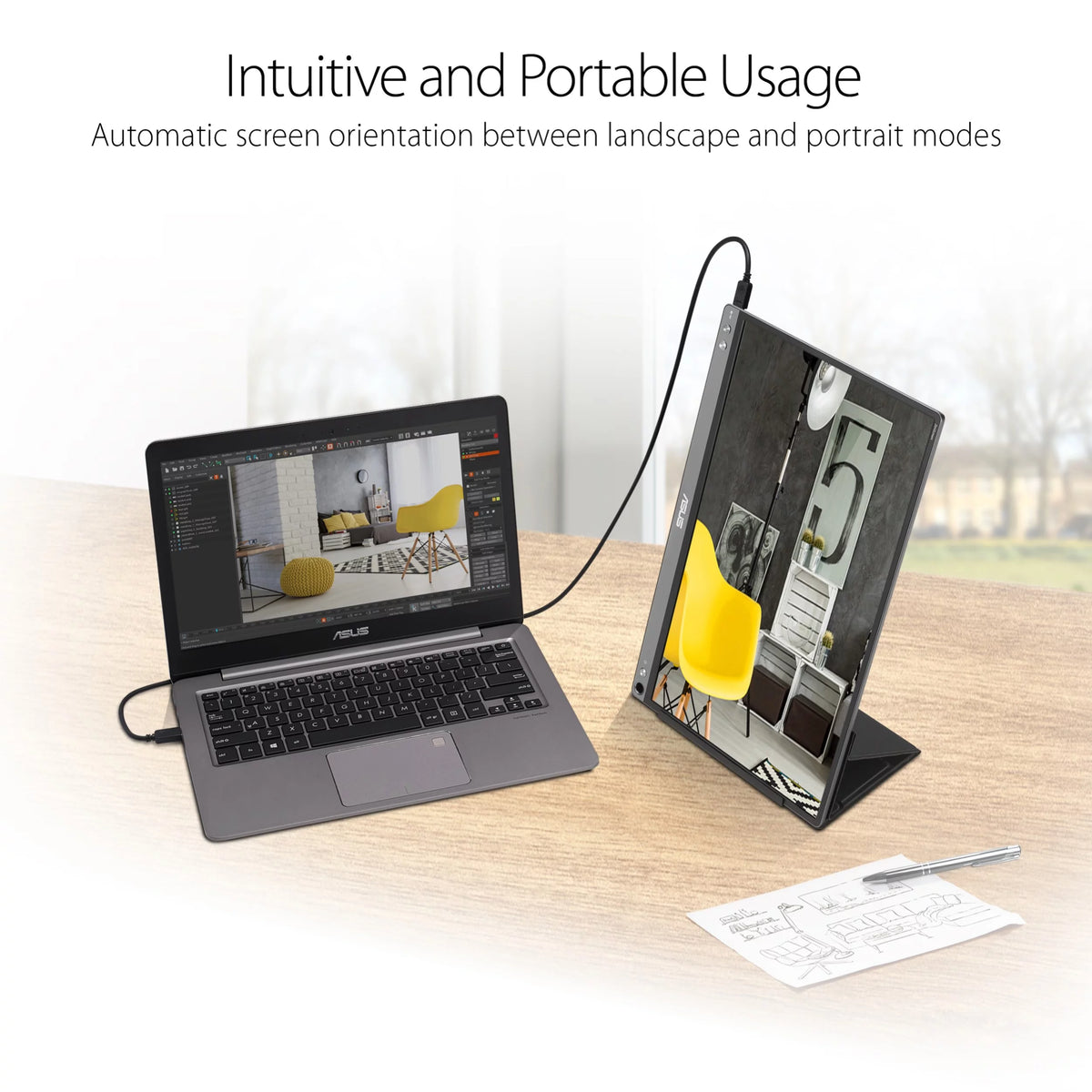 15.6" Full HD IPS USB Portable Monitor Z807078