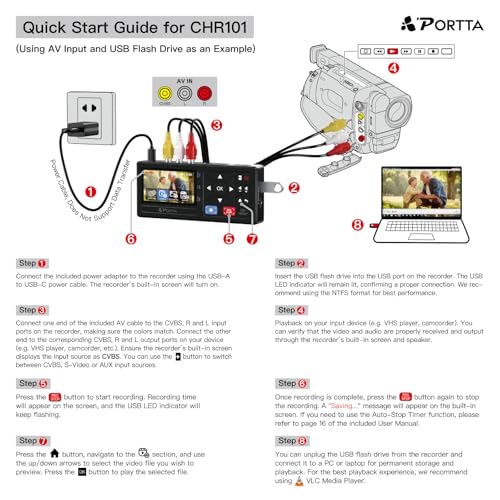 VHS to Digital Converter with Remote C882