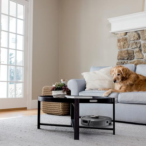 Black Robot Vacuum with Self Empty Base I32317
