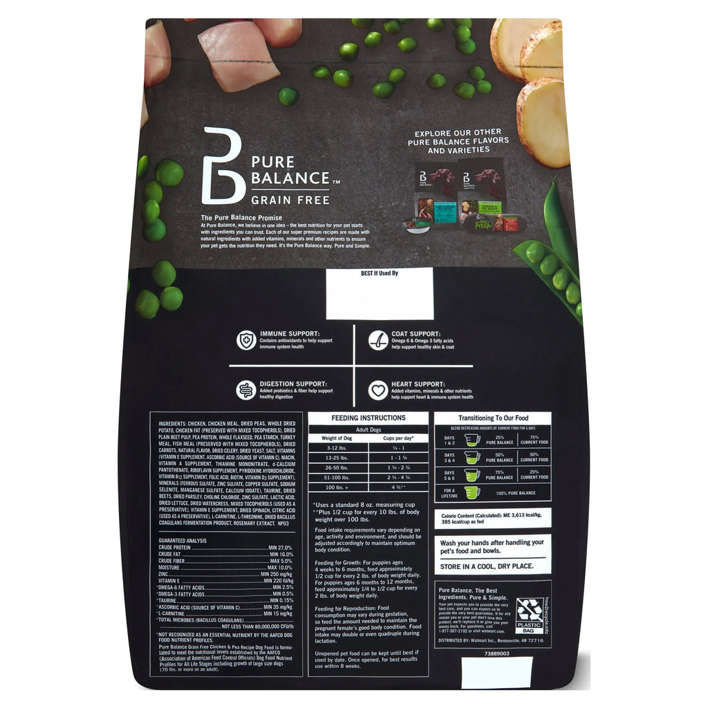Grain-Free Dry Dog Food, 11 lbs E84463