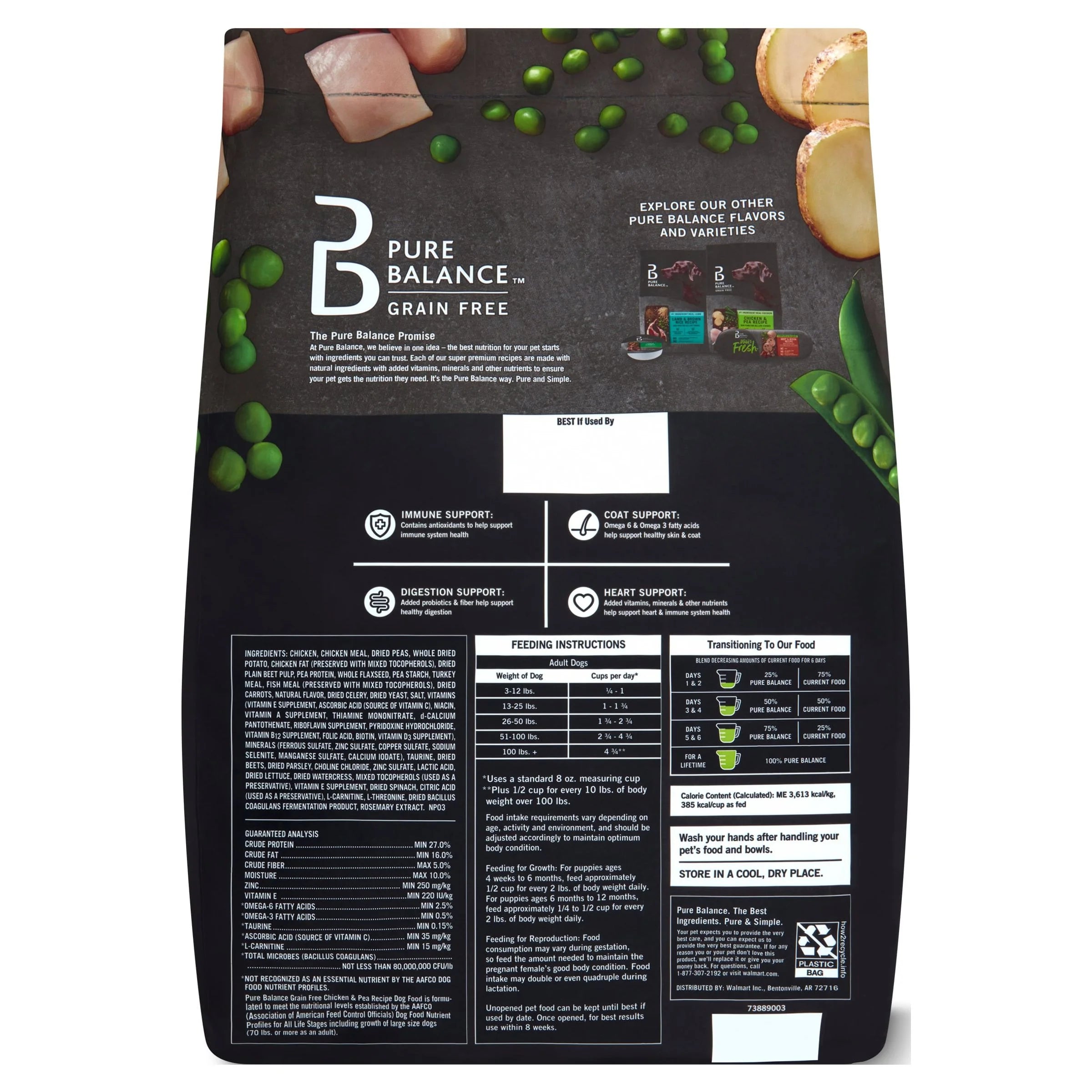 Grain-Free Dry Dog Food, 11 lbs E84463