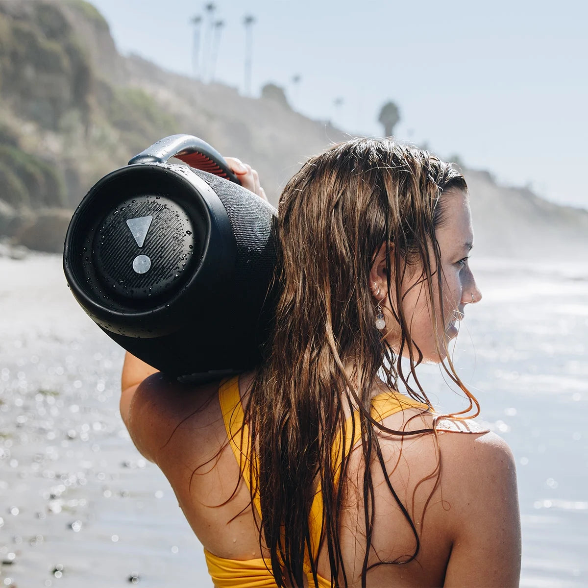 Black Portable Bluetooth Waterproof Speaker R79075