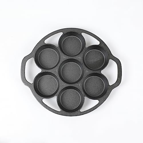 7-Mold Cast Iron Cake Pan I89368