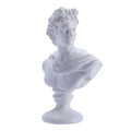 White Greek Head Bust Statue L4558