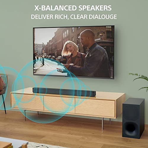 2.1ch Soundbar with Wireless Subwoofer, Black A4410
