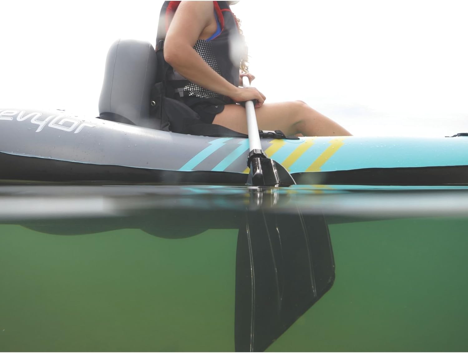 1-Person Inflatable Kayak with Hand Pump & Paddle Q21016