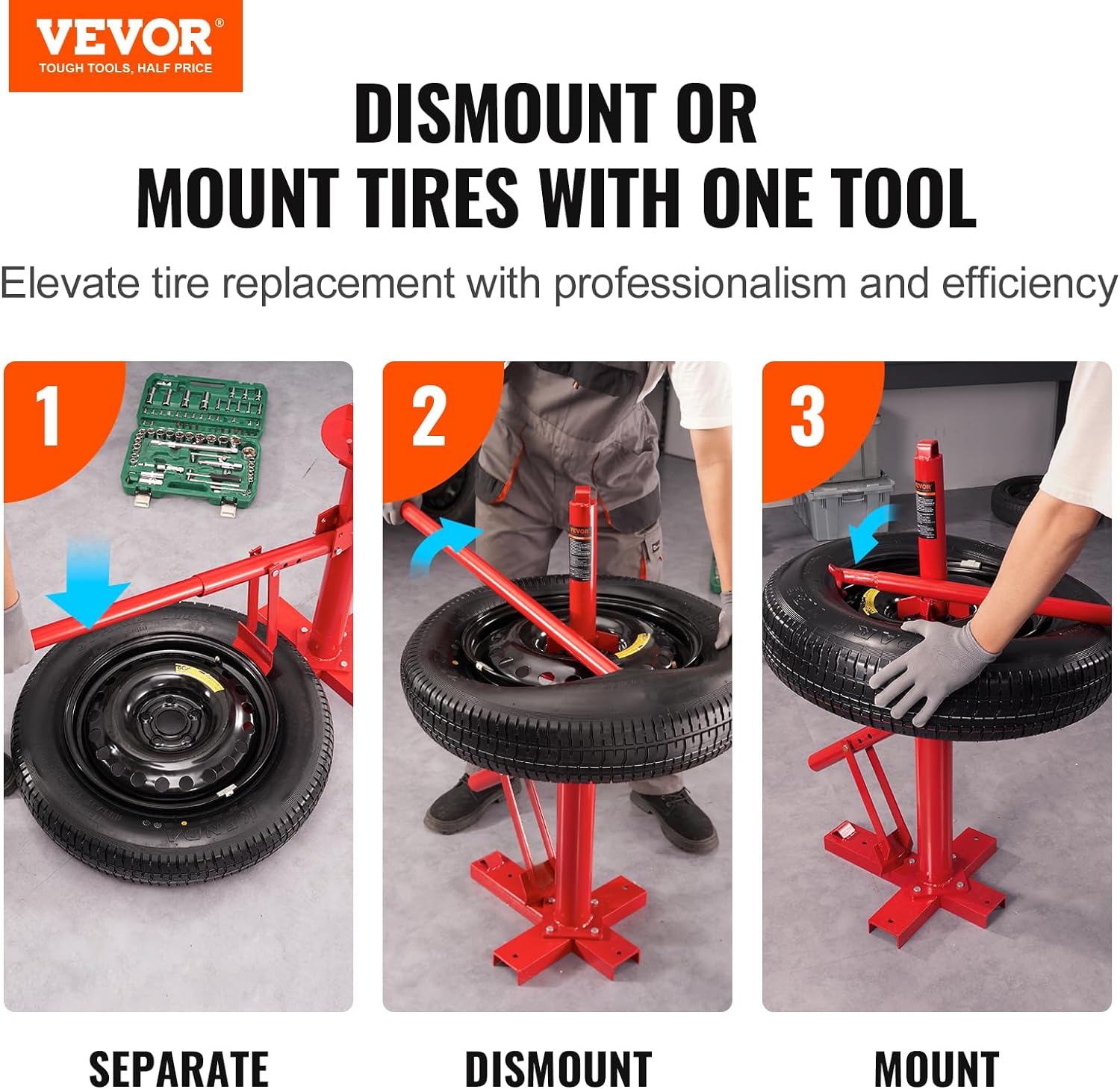 Manual Tire Changer for 8" to 16" Tires F427172