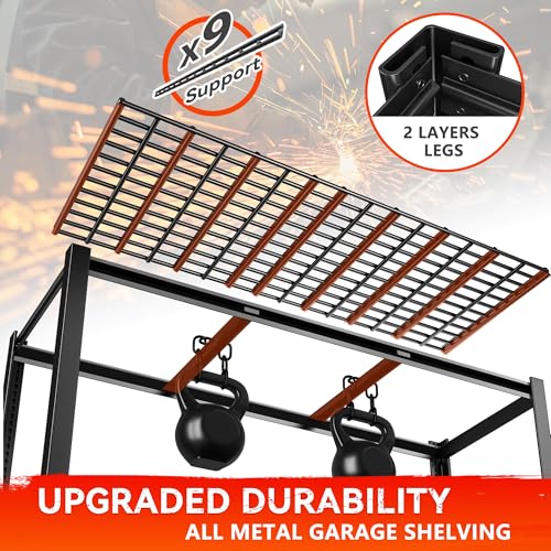 60" W x 24" D x 72" H Heavy Duty Adjustable Metal Shelving B468