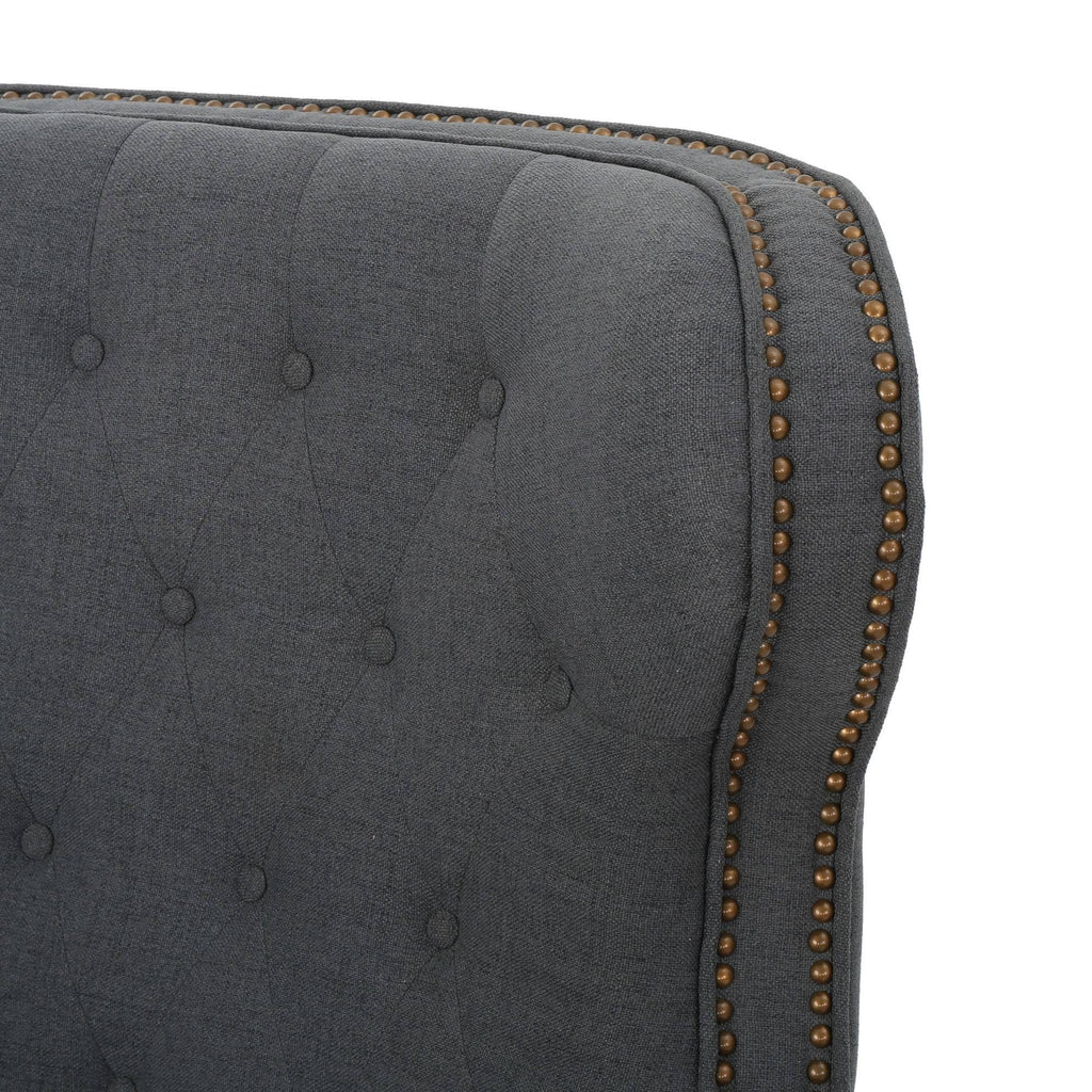 Tufted Recliner Charcoal W1379