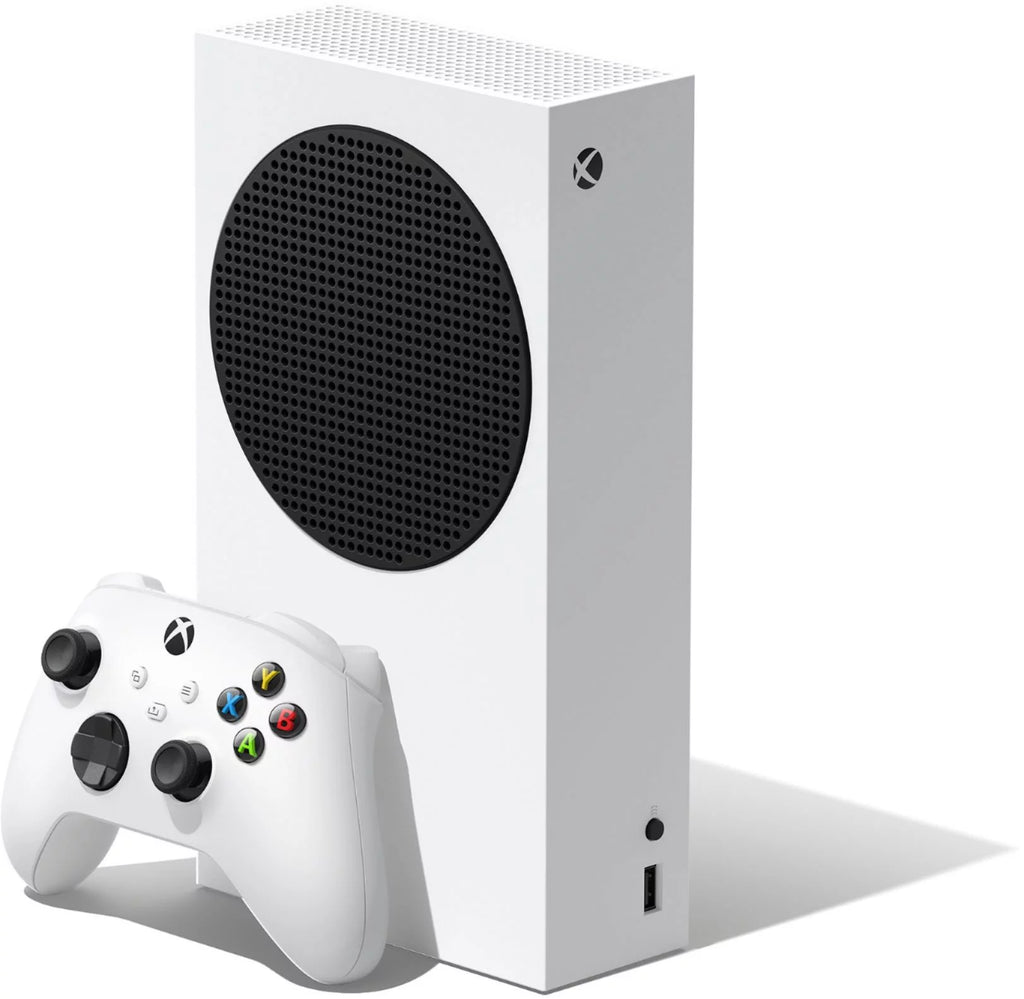 Xbox Series S Console with Carbon Black Controller, Gaming Headset and Cleaning Cloth Bundle X97429