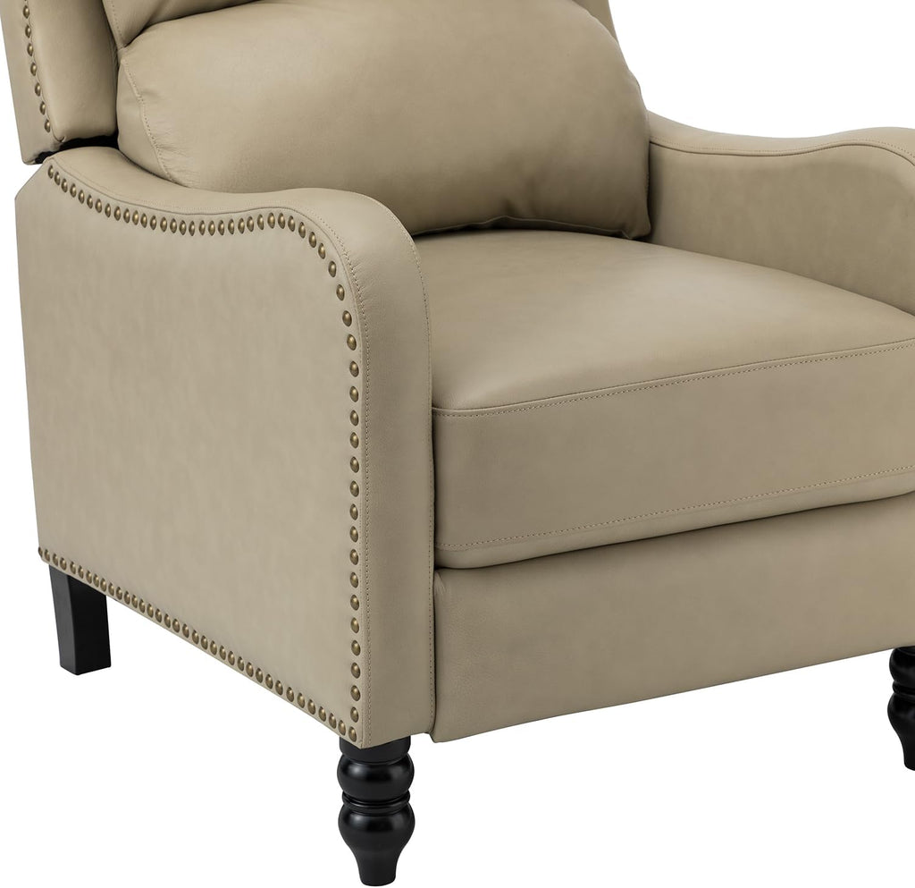 Genuine Leather Recliner TAN M62222