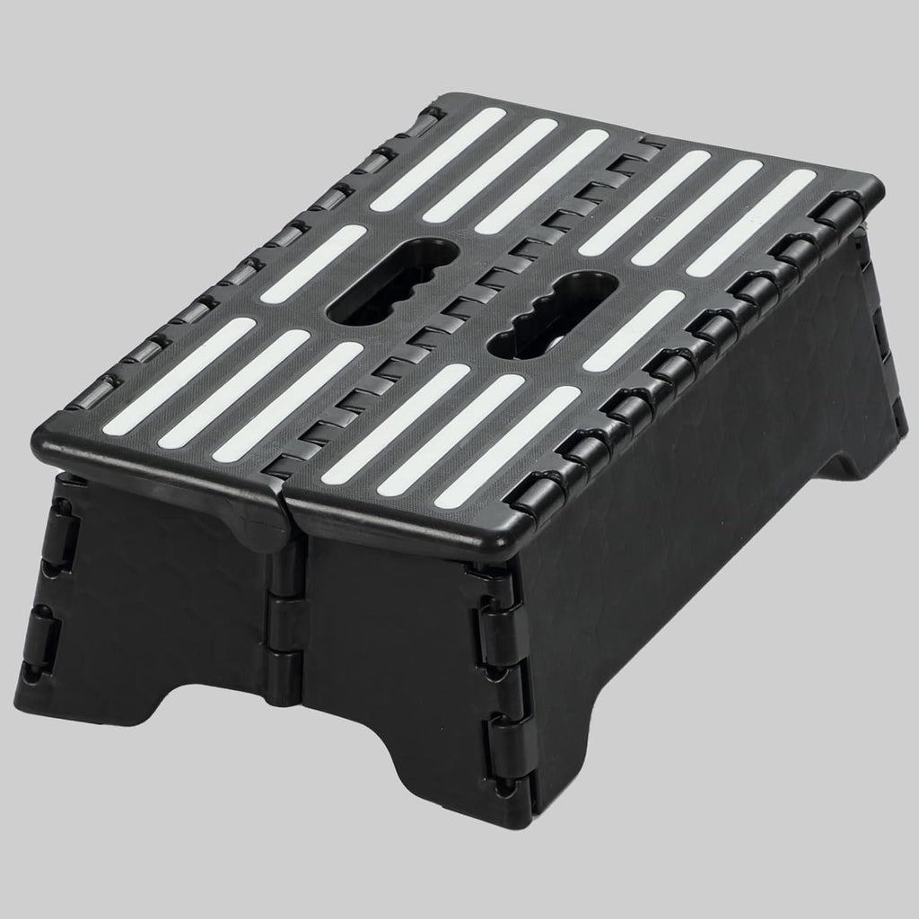 5 inch Lightweight Anti-Skid Folding Step Stool Black J805739