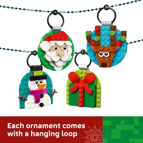 LEGO Christmas Ornament Selection Building Toys - Ages 6+ - 40744 V256231
