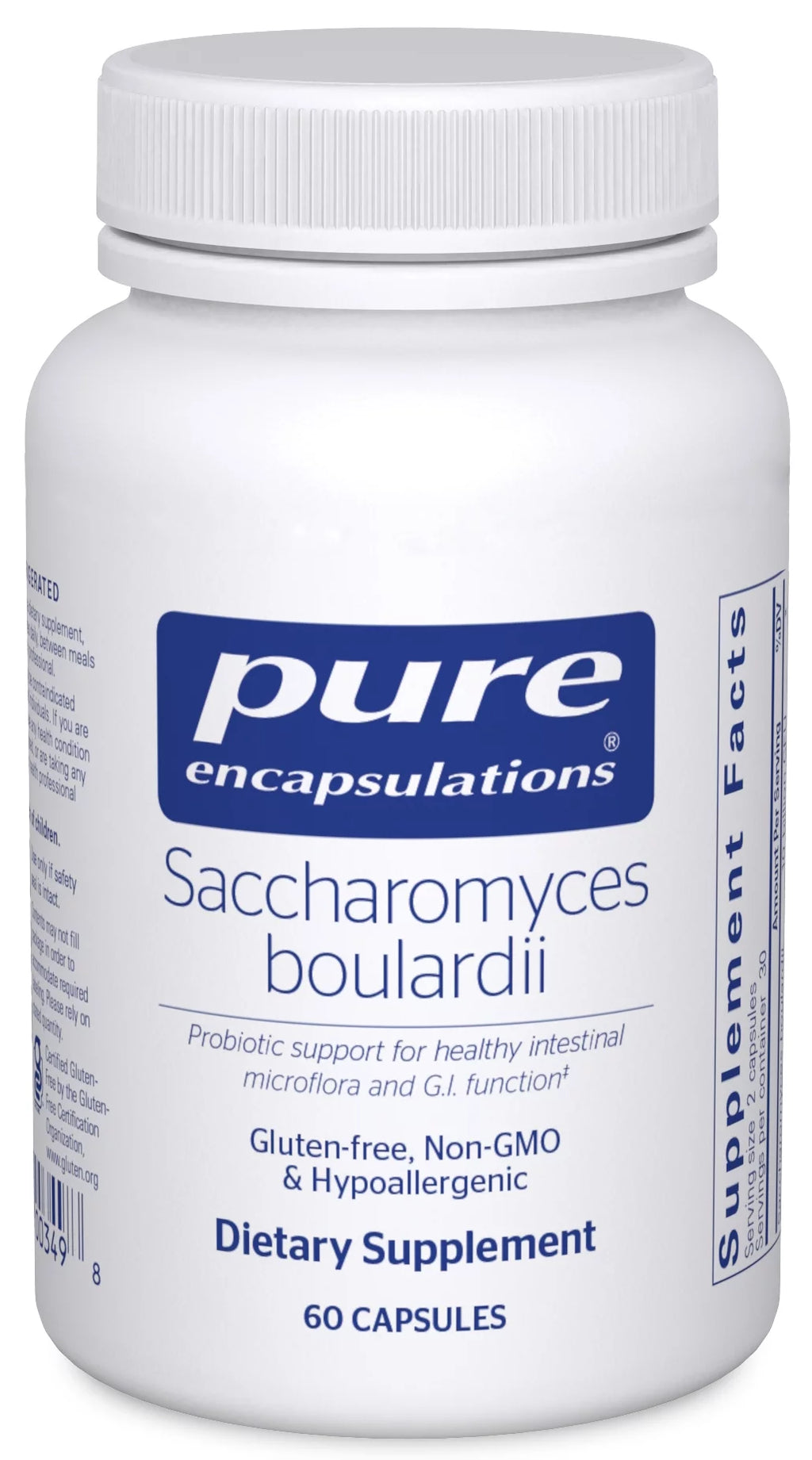 60 Capsules Saccharomyces Boulardii Probiotic W301