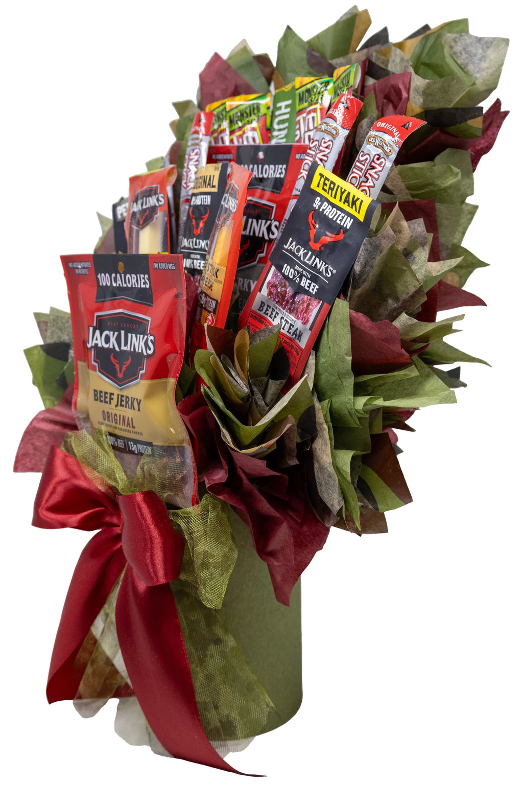 Beef Jerky Bouquet with Variety of Meat Snacks Z370714