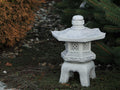 Gray Concrete Pagoda Lantern Statue Z11562