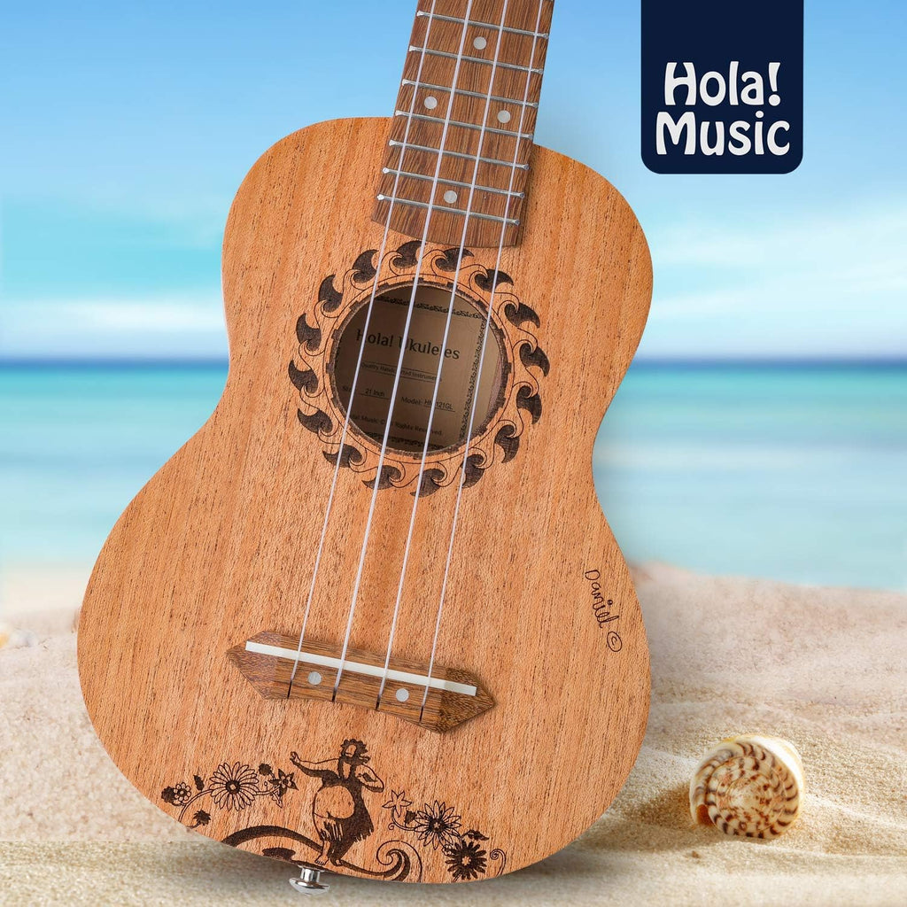 Mahogany Soprano Ukulele Bundle with Padded Gig Bag F18913
