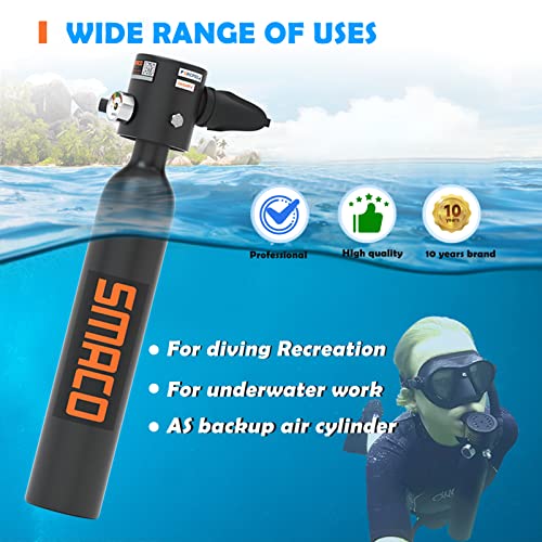 Double Scuba Tank with 0.5L Capacity T630023